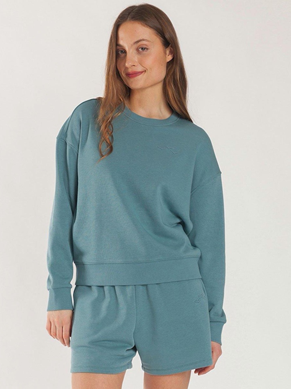 Lazypants Women's “Kiara” Crew Neck French Terry Sweatshirt
